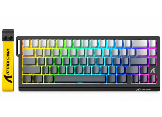 ATTACK SHARK X68 HE 65% Wired Magnetic Gaming Keyboard Moon Night